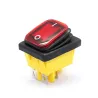 4 broches DPST - T85 - bascule voiture/bateau - interrupteur à bascule avec LED - étanche