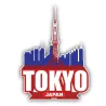 Vinylbilklistremerke - Japan Tokyo