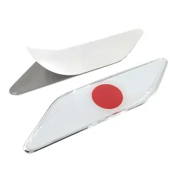 Metal car sticker - Japan flag - 2 piecesStickers