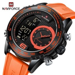 RelojesNAVIFORCE - reloj deportivo militar - Cuarzo - LCD - luminoso - resistente al agua