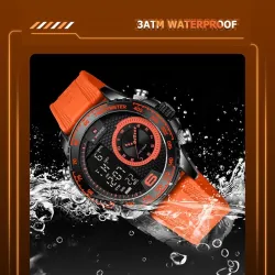 NAVIFORCE - sotilasurheilukello - Kvartsi - LCD - valoisa - vedenpitävä
