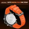 NAVIFORCE - montre de sport militaire - Quartz - LCD - lumineuse - étanche