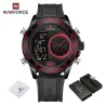 NAVIFORCE - military sport watch - Quartz - LCD - luminous - waterproofWatches