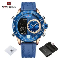 NAVIFORCE - military sport watch - Quartz - LCD - luminous - waterproofWatches