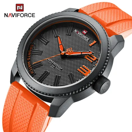 NAVIFORCE - urheilu Kvartsikello - vedenpitävä - silikoniranneke - vedenpitävä