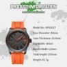 NAVIFORCE - sportowy zegarek kwarcowy - wodoodporny - silikonowy pasek - wodoodpornyZegarki
