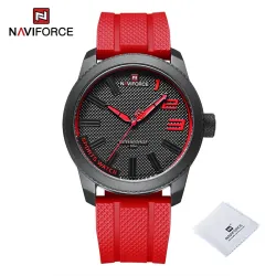 NAVIFORCE - sports Quartz-klokke - vanntett - silikonrem - vanntett
