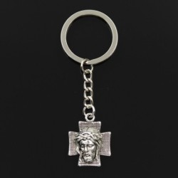Risti Jeesuksen kanssa - metallinen avaimenperä