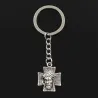 Kors med Jesus - nøkkelring i metall