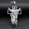 Jeesus / risti - metallinen avaimenperä