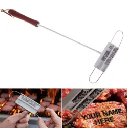 Barbacoa - BBQBarbacoa - Marcador de carne con letras intercambiables