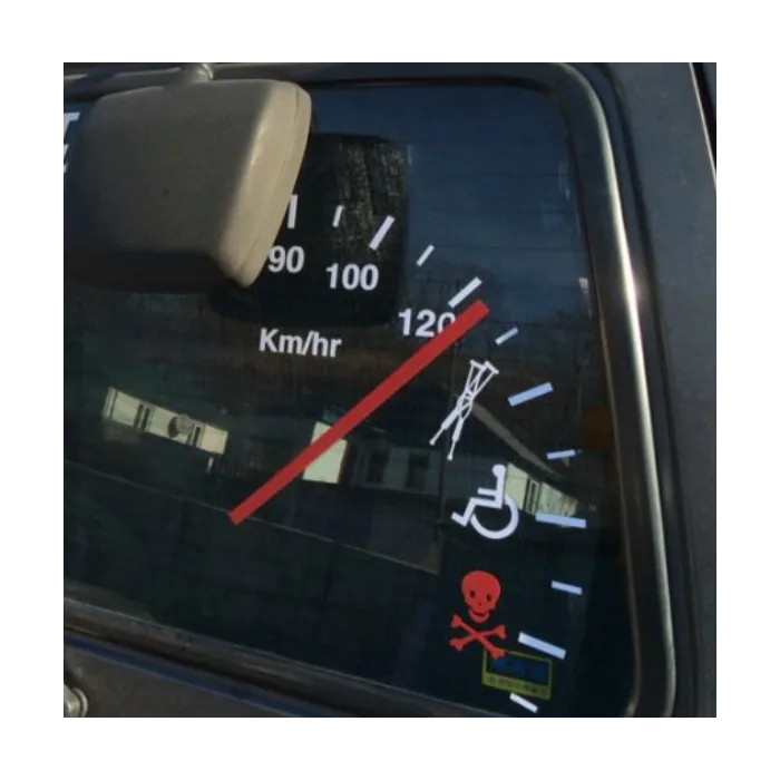 Speedometer - vinyl car stickerStickers