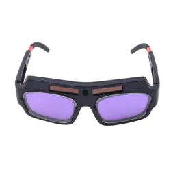 Lunettes de soudage - lentille anti-choc - à énergie solaire - obscurcissement automatique