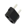US flat plug to EU round plug - adapter - travel plugPlugs
