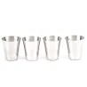 Stainless steel camping cups - with storage bag - 180 ml - 4 piecesOutdoor & Camping
