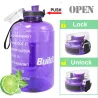 Garrafa de água - com marcações de tempo - motivação para beber água - rede filtrante - infusão de frutas - sem BPA