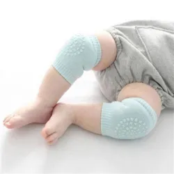 Coussinets de sécurité bébé en coton - antidérapants - pour coudes / genoux