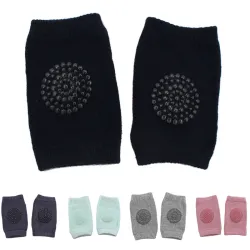 Coussinets de sécurité bébé en coton - antidérapants - pour coudes / genoux