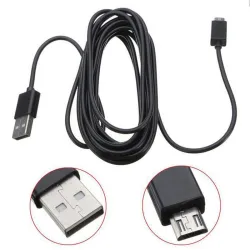 Caricatore micro USB - cavo - per controller PS4 DualShock 4 / Xbox One - 3M