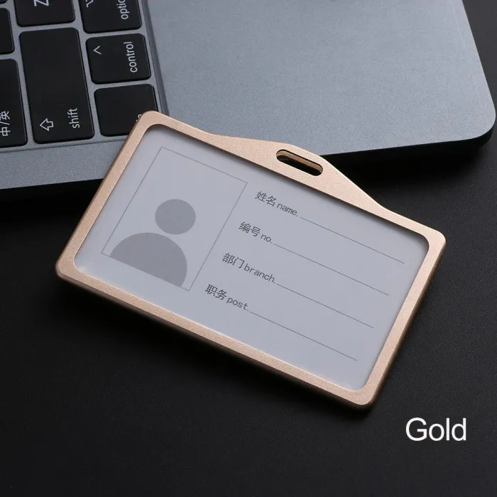 Aluminium navn / kort / ID holder