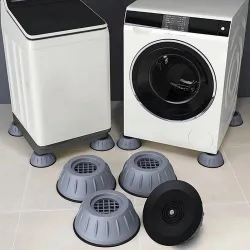 Piedini antivibranti per lavatrice - cuscinetti per mobili in gomma antiscivolo