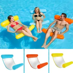 Rede inflável para piscina flutuante