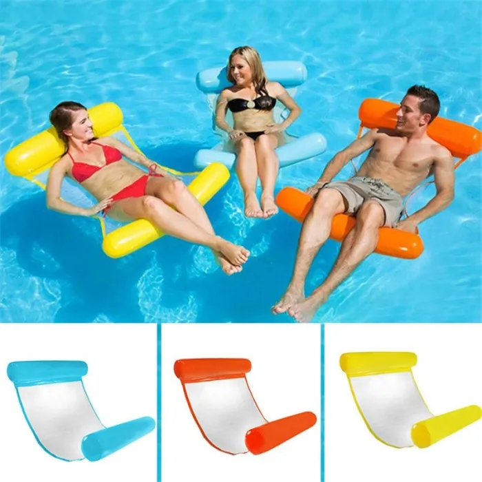 Hamac de piscine flottant gonflable