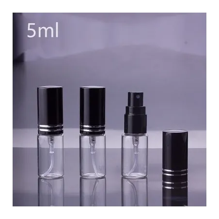 Parfümbehälter - leere Glasflasche - mit Zerstäuber - 5 ml / 10 ml / 15 ml - 100 Stück