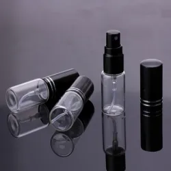 Hajuvesisäiliö - tyhjä lasipullo - sumuttimella - 5 ml / 10 ml / 15 ml - 100 kpl