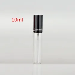 Parfumflesje - leeg glazen flesje - met verstuiver - 5ml / 10 ml / 15 ml - 100 stuksParfum