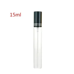 Hajuvesisäiliö - tyhjä lasipullo - sumuttimella - 5 ml / 10 ml / 15 ml - 100 kpl