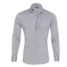 Camicia elegante a maniche lunghe - con cerniera/bottoni - vestibilità slim