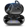 TWS VV2 - Bluetooth høretelefoner - ørekrog - med mikrofon / ladeboks / LED display