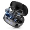 TWS VV2 - Fones de ouvido Bluetooth - gancho para orelha - com microfone / caixa de carregamento / display LED