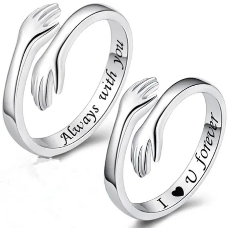 Tilpassbar ring - "I Love You Forever" - unisex