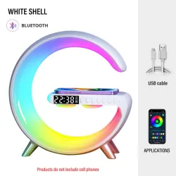 Luce notturna LED - RGB - USB - sveglia / altoparlante / controllo APP