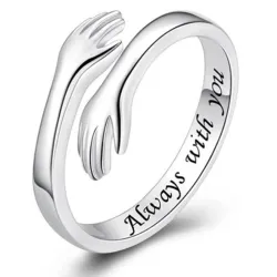 Tilpassbar ring - "I Love You Forever" - unisex