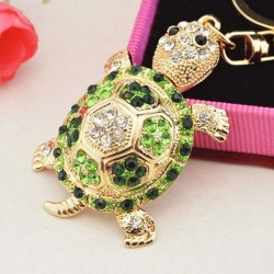 Kristallsköldpadda - nyckelring