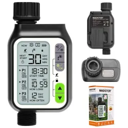 Regensensor – Bewässerungs-Timer – elektronischer/automatischer Gartensprinkler – LCD-Bildschirm