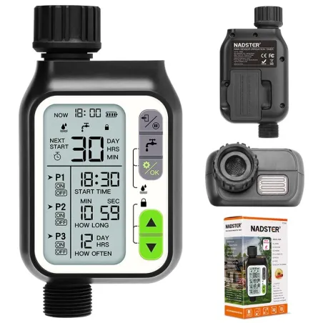 Regensensor – Bewässerungs-Timer – elektronischer/automatischer Gartensprinkler – LCD-Bildschirm