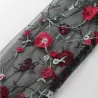 Blusas y camisasBlusa vintage de manga larga - malla transparente con bordado floral