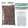 Contas Hama - 2,6 mm - modelo - pinça - conjunto - brinquedo educativo - 20.000 peças