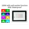 Projecteur LED RGB - réflecteur extérieur - télécommande - étanche - 220V / 110V - 20W - 30W - 50W - 100W