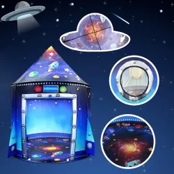 Portable kids playhouse - foldable tent - spaceshipTents