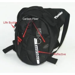 Sac moto / jambe tombante - taille - imperméable - nylon - 25 * 20 * 7cm