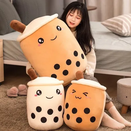 Spielzeug in Form einer Bubble-Teetasse – Plüschkissen