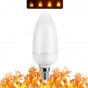 Flamme branneffekt lys - LED pære