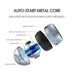 Powerball giroscópico LED - faixa de inicialização automática - pulso / braços / mãos / treinador muscular