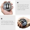 LED gyroskopisk powerball - autostart rekkevidde - håndledd / armer / hender / muskeltrener