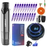 Kit de tatouage permanent professionnel - stylo rotatif - écran LCD